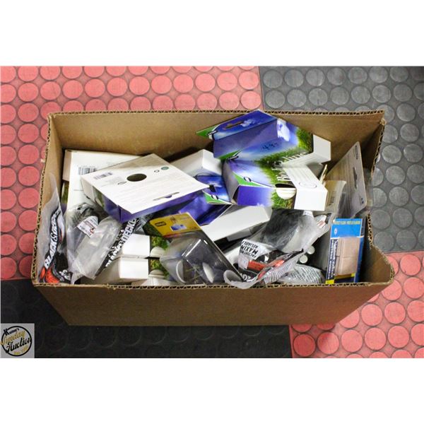 BOX OF NEW OLD STOCK BIOLINE TRIMMER LINES AND B&D