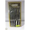 Image 1 : NEW OLD STOCK 7PC GERMAN STYLE KNIFE SET WITH