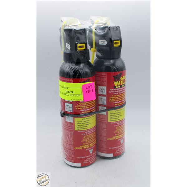 2PK BEAR SPRAY EXP 2028