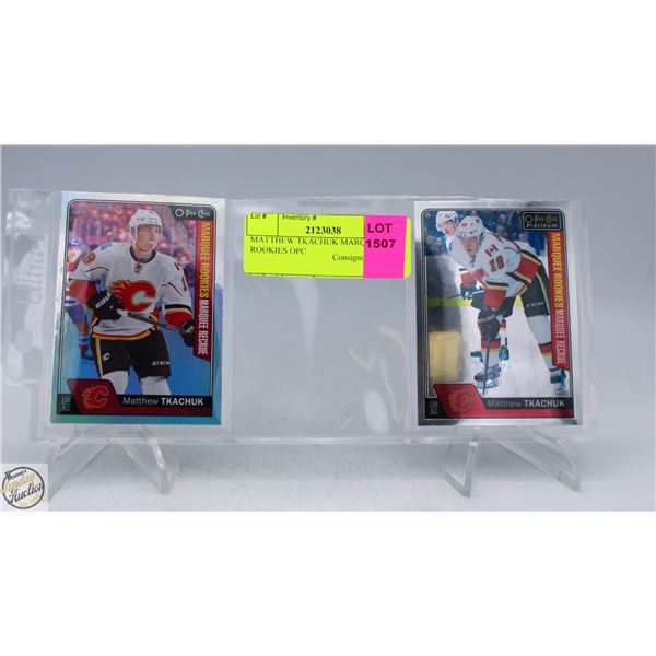 MATTHEW TKACHUK MARQUEE ROOKIES OPC