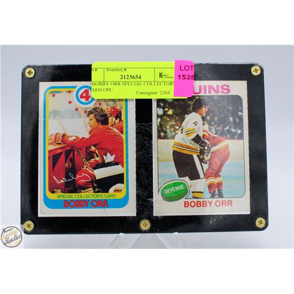 2 BOBBY ORR SPECIAL COLLECTORS CARD OPC