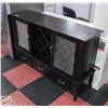 Image 1 : BROWN WOOD CABINET WITH 2 SIDE CABINETS,
