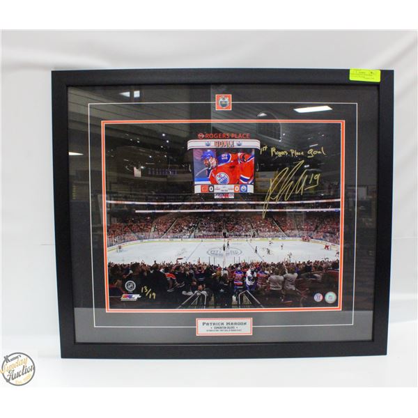 PATRICK MAROUN 1ST ROGERS PLACE GOAL FRAMED