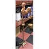 Image 1 : COPPER ROOSTER WEATHERVANE W/ BRASS STAND 58" TALL