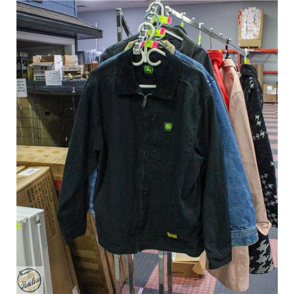 MENS L JOHN DEERE WORK JACKET
