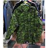 Image 1 : MENS L MILITARY CAMO 3/4 LENGTH WATERPROOF JACKET