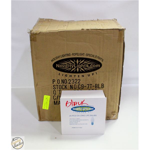 CASE OF 500 NOVELTY LIGHTS