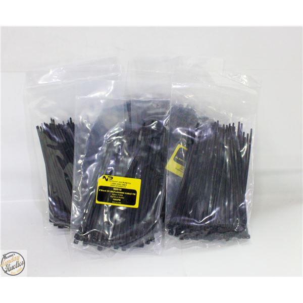 700 SELF-LOCKING UV PROTECTED 6 INCH CABLE TIES
