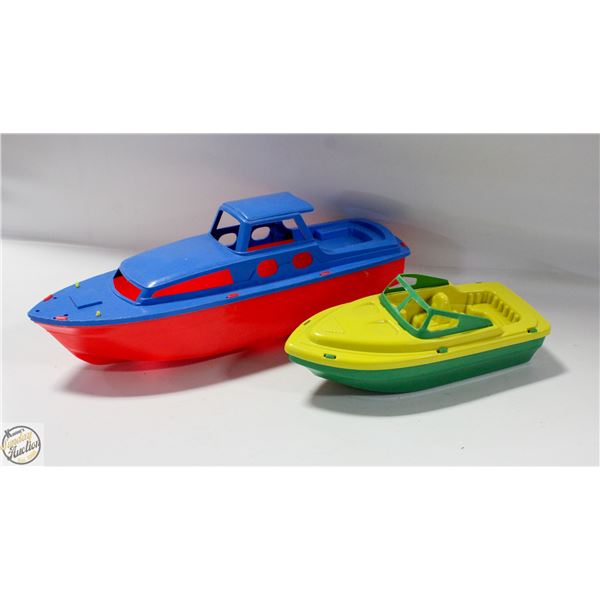 1970'S-80'S TOY BATH BOATS