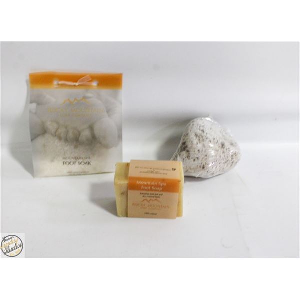 MOUNTAIN SPA - FOOT SOAK/PUMISE/FOOT SOAP