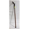 Image 1 : ANTLER HANDLED SCORCHED CHESTNUT WALKING CANE