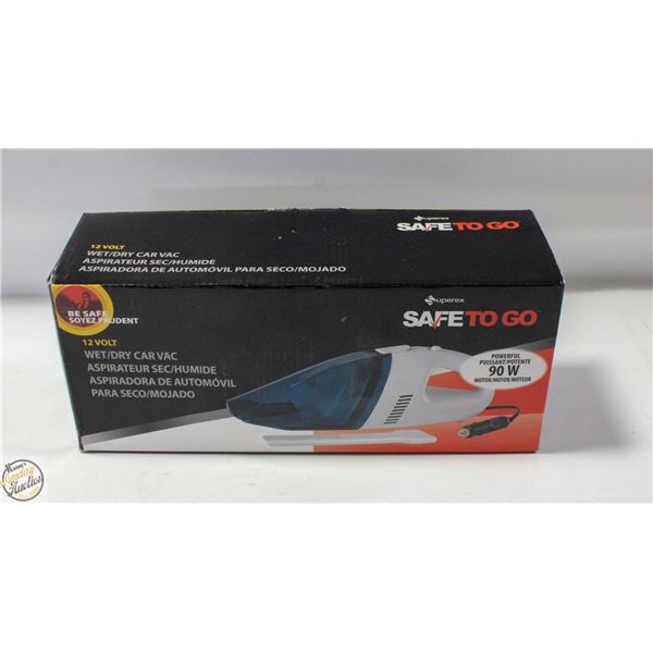 12 VOLT WET/DRY CAR VAC
