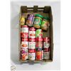 Image 1 : FLAT OF NEW CANNED FOOD INCL. TWO 16 OZ.