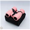 Image 1 : PINK BINOCULARS IN SOFT CASE