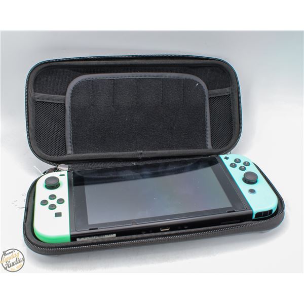 NINTENDO SWITCH MODEL HAC-001 WITH A CASE