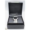 Image 1 : MENS 38MM MOVADO BLACK DIAL DIAMOND WATCH