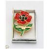 Image 1 : NEW POPPY BROOCH COMMEMORATING