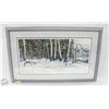 Image 1 : “WOLVES IN WINTER” LIMITED EDITION PRINT (26”X41")