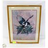 Image 1 : “MAGPIE” CANADIAN ART PRINT (17” X 21”)