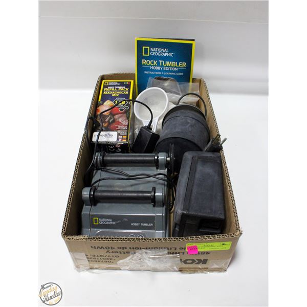 NATIONAL GEOGRAPHIC ROCK TUMBLING KIT