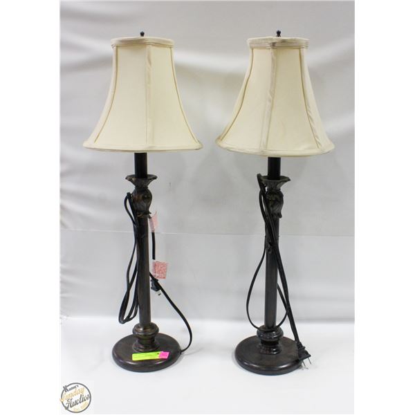 PAIR OF ESTATE LAMPS