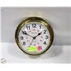 Image 1 : BULOVA BRASS NAUTICAL WALL CLOCK