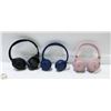 Image 1 : 3 JBL OVER EAR HEADPHONES PREVIOUSLY OWNED