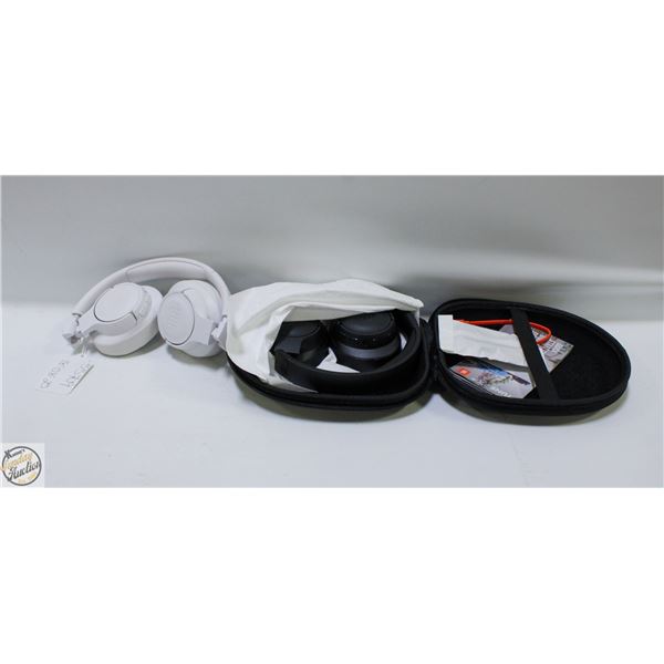 2 JBL OVER EAR HEADPHONES