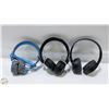 Image 1 : 3 OVER EAR HEADPHONES