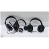 Image 1 : 3 GAMING HEADPHONES WITH MOUTHPIECE