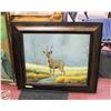 Image 1 : “AFRICAN ANTELOPE” PRINT ON CANVAS (28” X 32”)