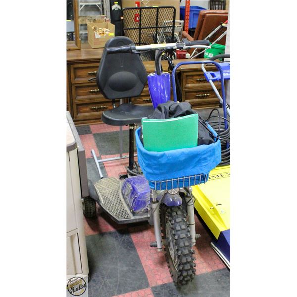 2011 TRIAD ELECTRIC VEHICLE SCOOTER (BIKE BLUE)