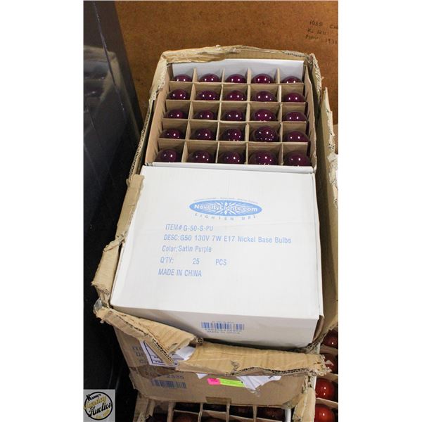 CASE OF 250 NOVELTY LIGHTS