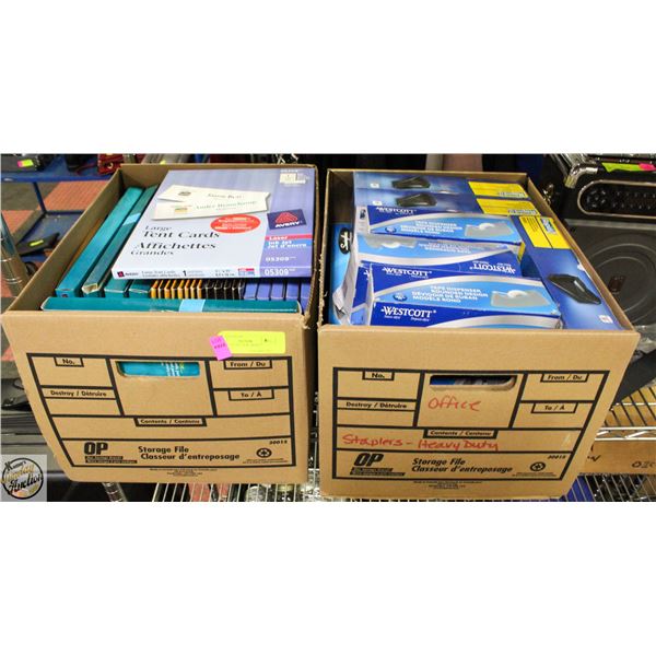 LARGE LOT OF NEW OFFICE SUPPLIES