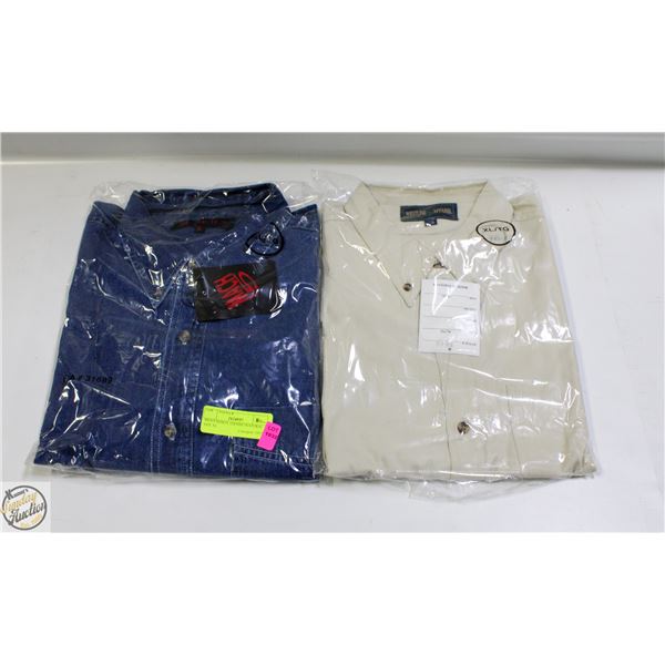 MEN'S SHIRTS 1DENIM 1NATURAL SIZE XL