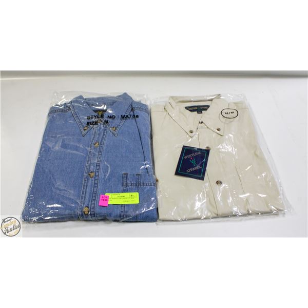 MEN'S SHIRTS 1DENIM 1NATURAL SIZE M
