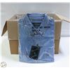 Image 1 : NEW MEN'S SHIRTS CASE OF 9 DENIM SIZE S