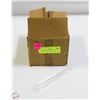 Image 1 : CASE OF 100 4 INCH GLASS STRAIGHTEN PIPES