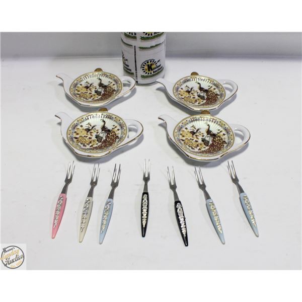 4 LUXURY DESIGN RIF COLLECTION GOLD TRIMMED