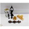 Image 1 : HANDCARVED ONYX EGYPTIAN FIGURE +