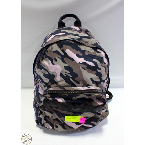 CALVIN KLEIN SATIN BACKPACK