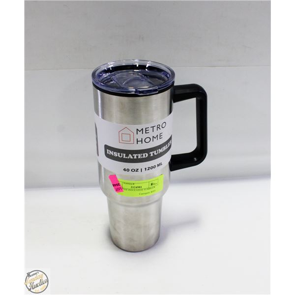 NEW 40 OZ INSULATED TUMBLER
