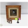 Image 1 : WOODEN FRAMED 3D ZEBRA + HAND CARVED