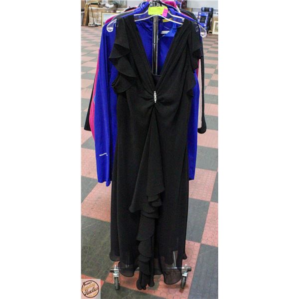 BLACK COLLECTION DRESS BARN LADIES SIZE 16