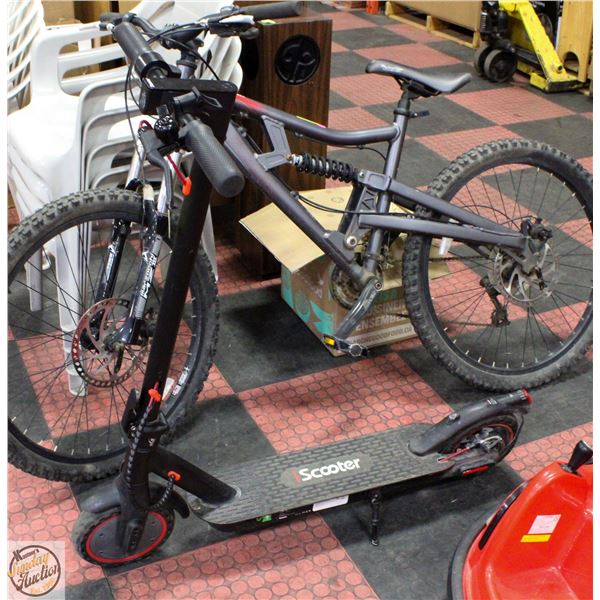 USED ESTATE ISCOOTER - NO CHARGER/NO INSTR.