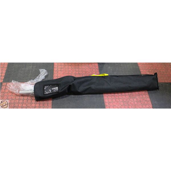 YELLOW HANDLED BLACK SOFT CARRYING CASE