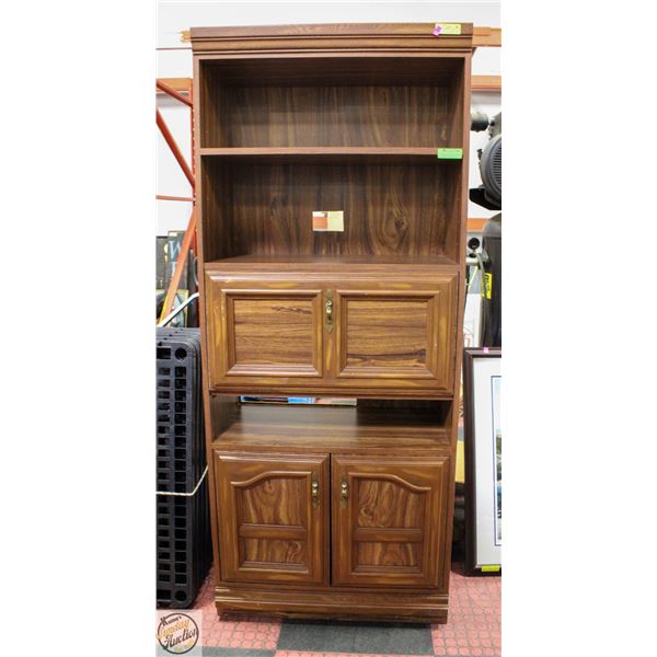 VINTAGE BOOKSHELF / WALL UNIT PCS