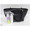 Image 1 : GENUINE COACH BLACK LEATHER HANDBAG WITH