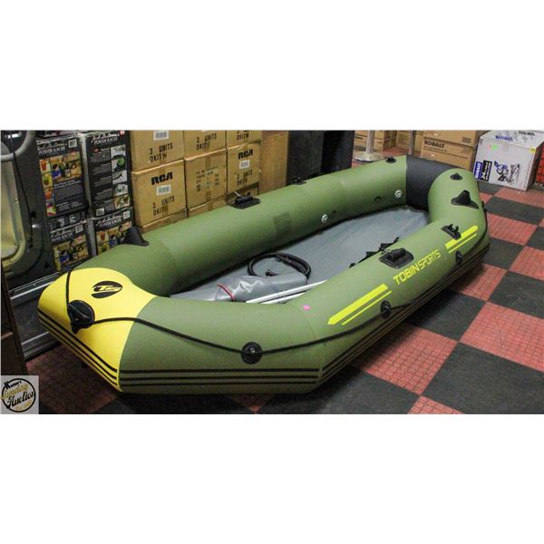 TOBIN SPORTS INFLATABLE BOAT WITH OARS