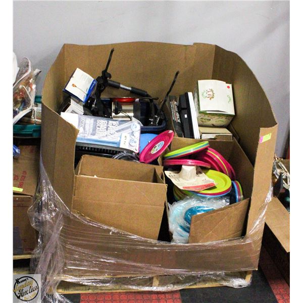 PALLET OF NEW AND USED COUNTRY STORE ITEMS